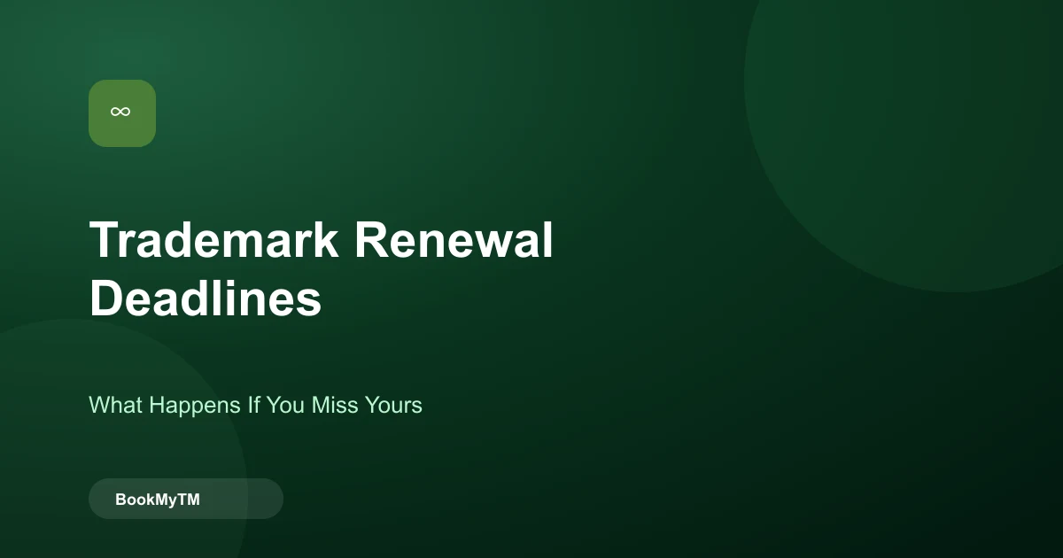 Trademark Renewal Deadlines: What Happens If You Miss Yours (And How to Fix It)