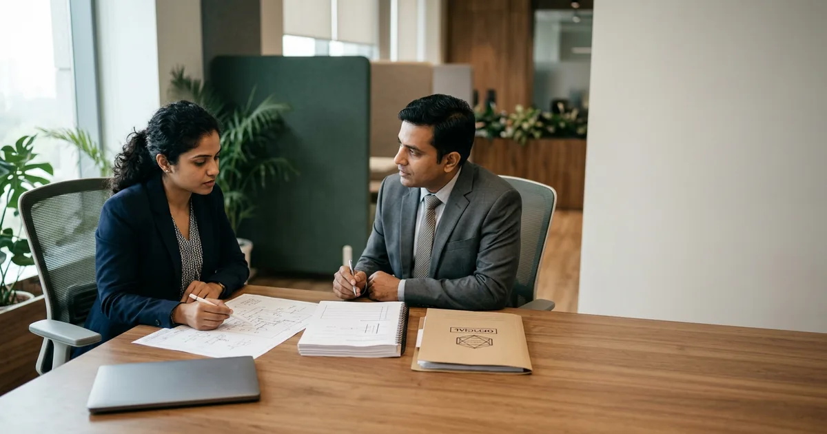 Patent application moving from drafting through examination at the patent office