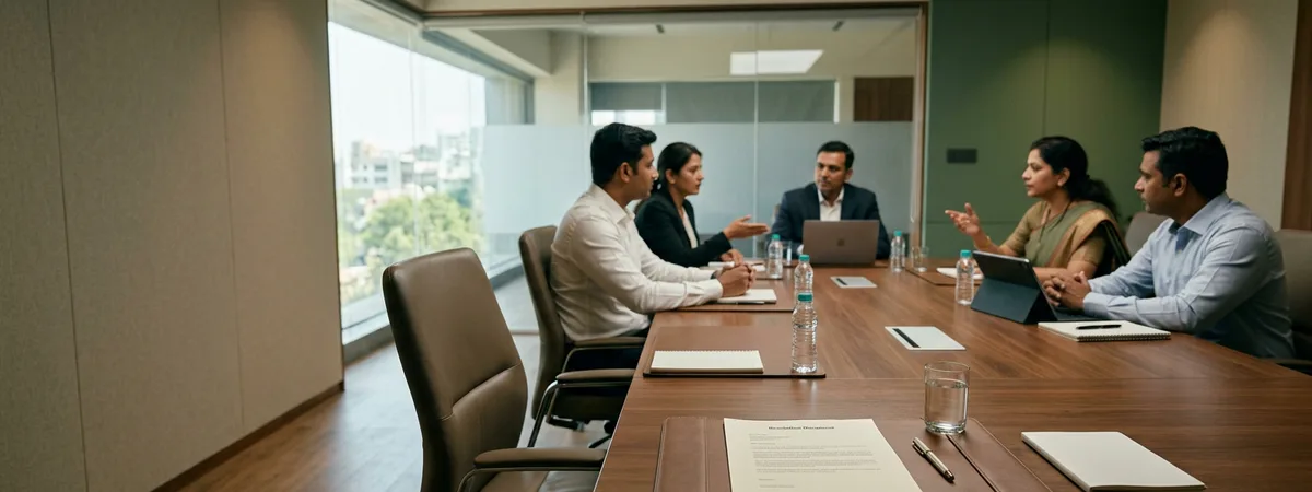 Company board changing directors through a resolution