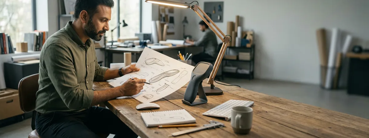Industrial product design drawings prepared for design registration