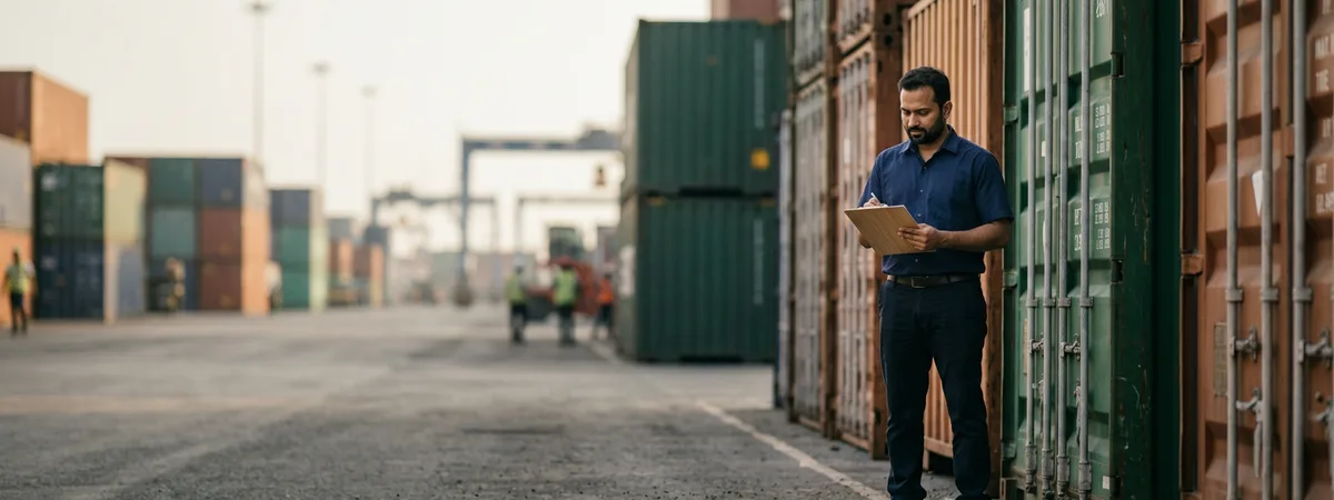 Exporter arranging documents for import export code registration